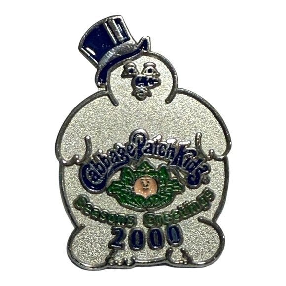 Vintage 2000 Cabbage Patch Kids Seasons Greetings Christmas Collectors Pin - Picture 1 of 5